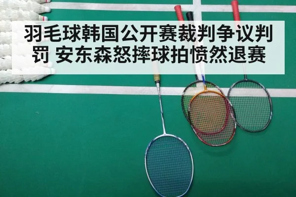 羽毛球韩国公开赛裁判争议判罚 安东森怒摔球拍愤然退赛